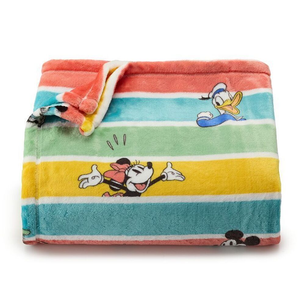 Disney Mickey and Friends Plush Throw Blanket, Soft, 60" x 72", Very Warm, MWMT